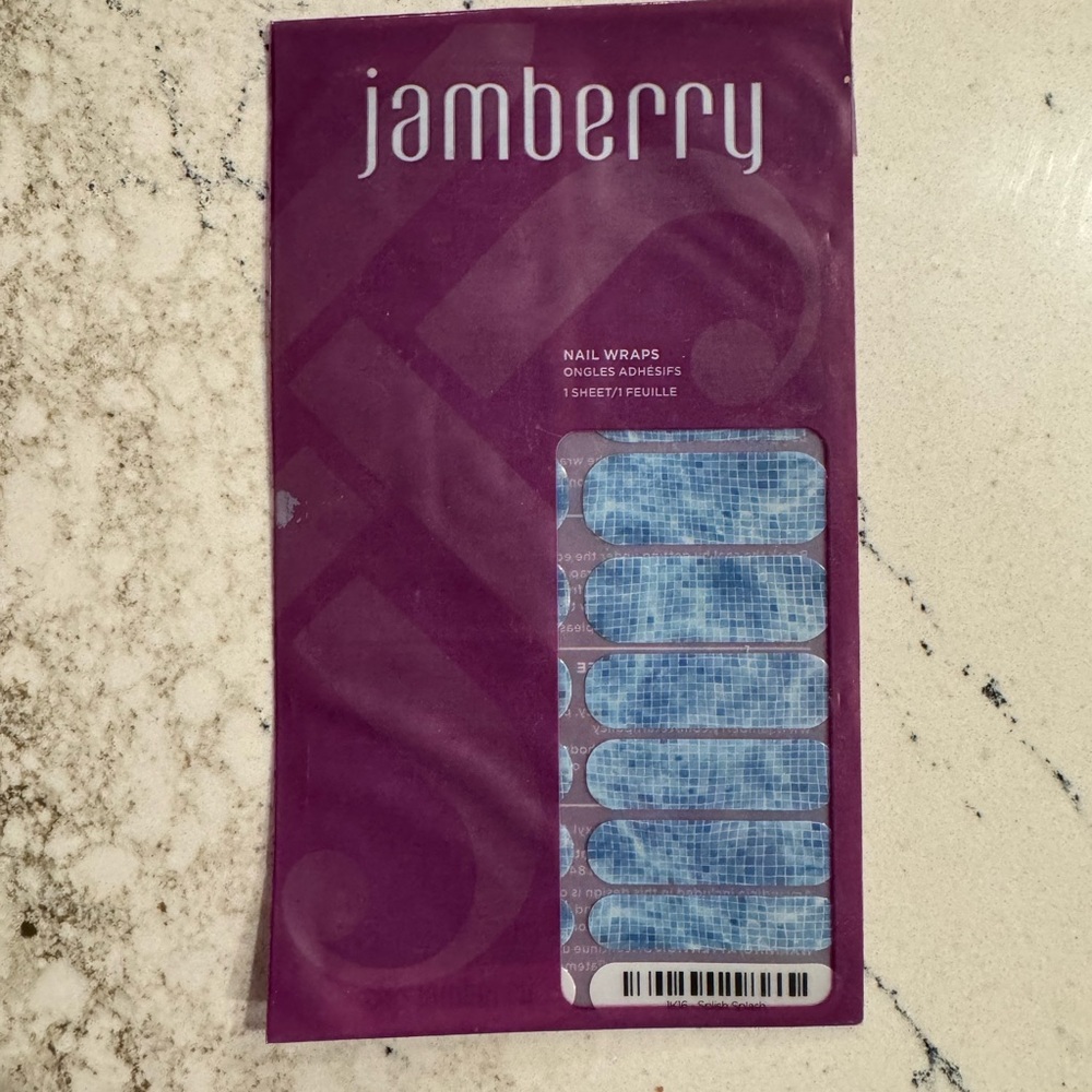 Jamberry Nail Wrap - 1K16 Splish splash